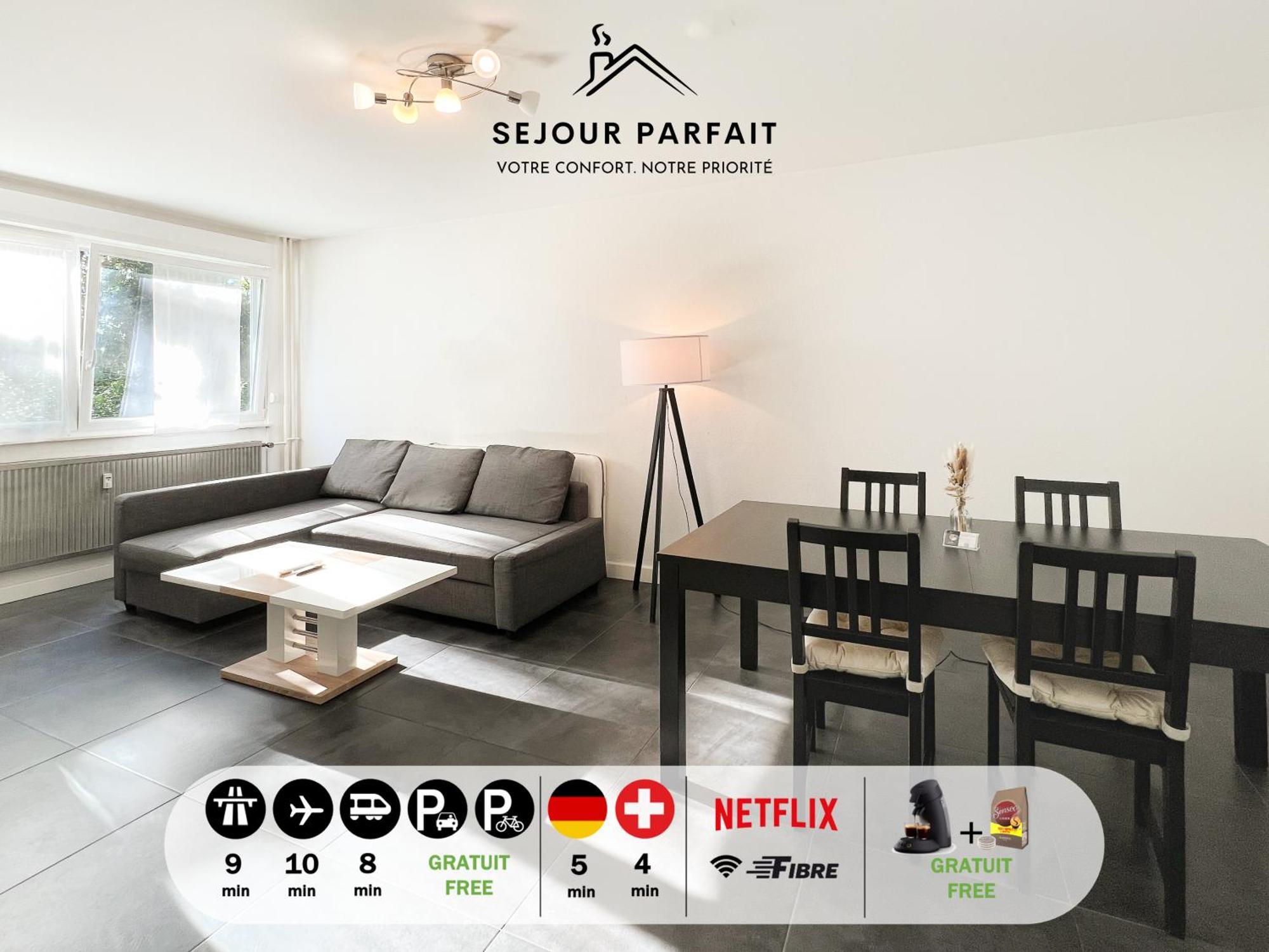 Appart'Hotel Le Marechal - 3 Frontieres & Netflix Huningue Dış mekan fotoğraf